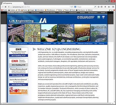 LJA Engineering website