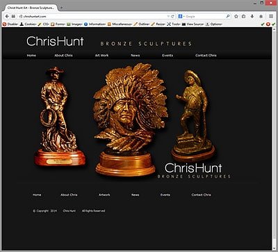 Chris Hunt - Houston Sculpture web site