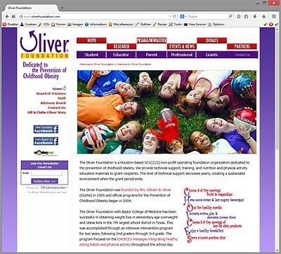Oliver Foundation site
