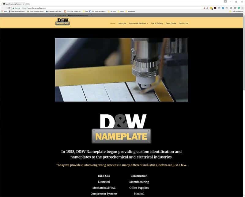 Houston Web Design | WebWize - Our Work - portfolio
